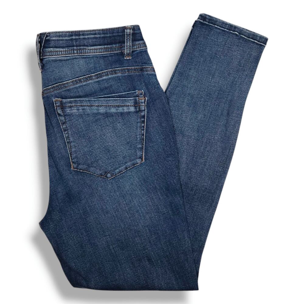 EUC Democracy Ab Technology Distressed High Rise Skinny Ankle Jeans Sz. 10x28